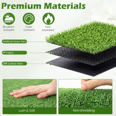 Lucktree 10 FT x 6.5 FT/8 FT x 5 FT Artificial Turf Rug