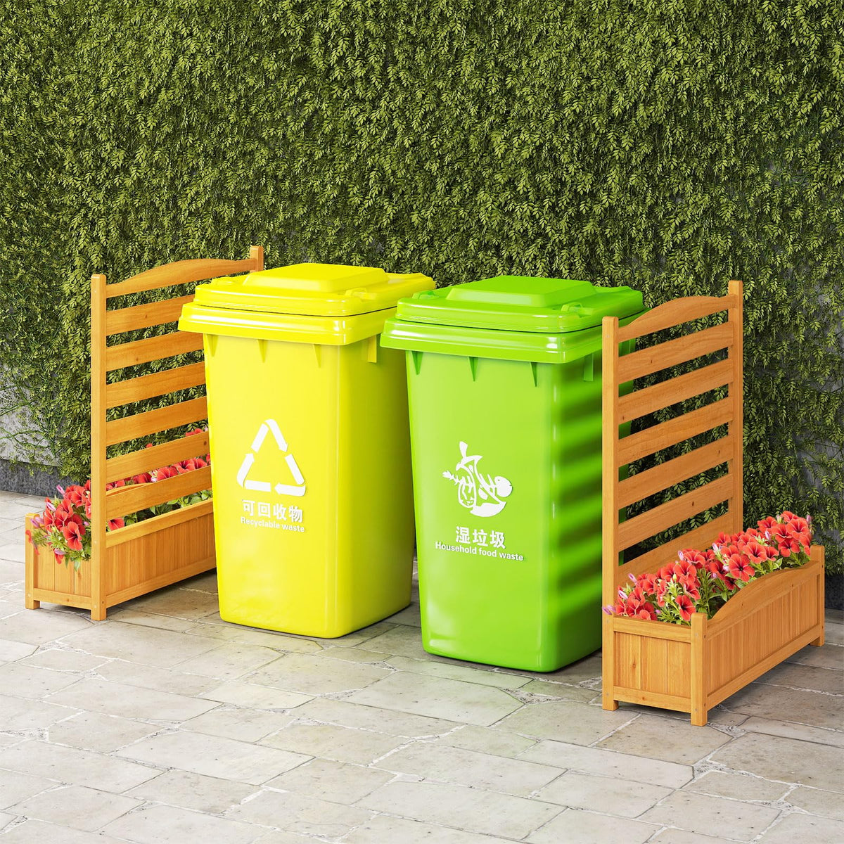 Lucktree Air Conditioner Fence Outdoor