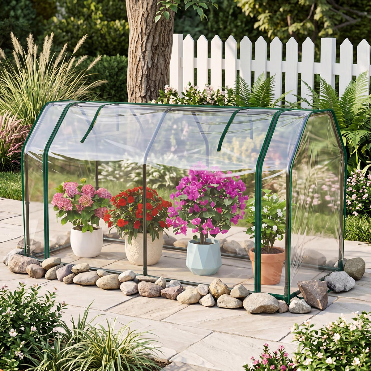 Lucktree 47''x21.5''x24'' Mini Portable Greenhouse