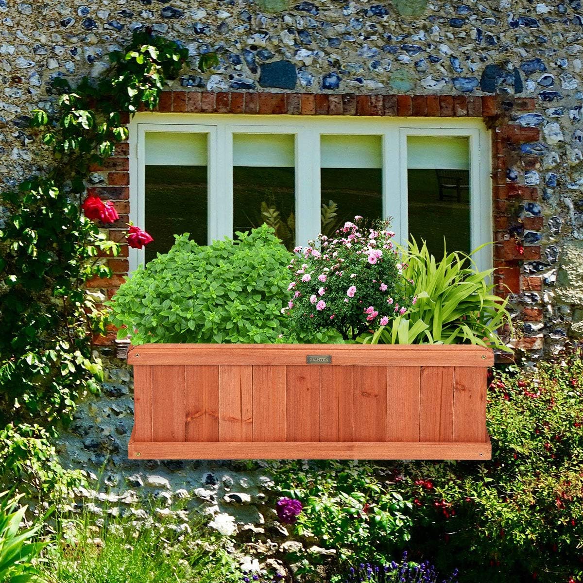 Lucktree Raised Garden Bed Set of 2 for Flower Vegetable Herbs