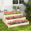 Lucktree 3-Tier Raised Garden Bed, Tiered Planter Box