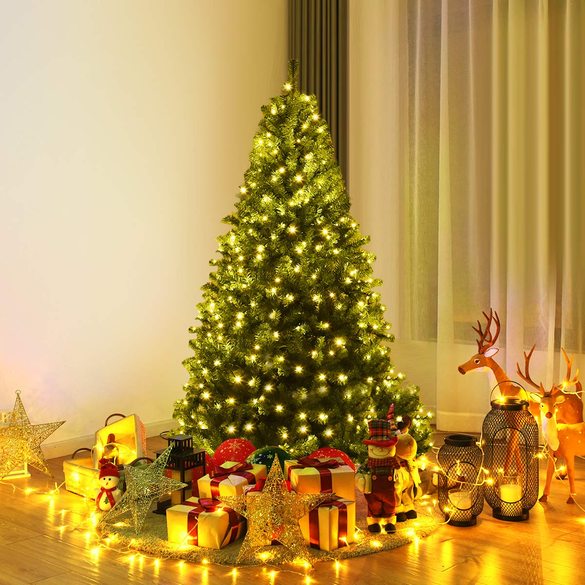 Lucktree 5FT Pre-Lit Artificial Christmas Tree - LucktreeUS