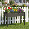 Lucktree Solid Pine Wood Planter Box w/Legs