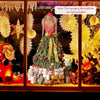 Lucktree 5ft Pre-Lit Dress Form Christmas Tree with Female Mannequin Torso & Scarf