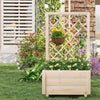 Lucktree Raised Garden Bed with Trellis (1/2)