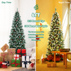 Snow Flocked Artificial Hinged Xmas Tree