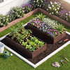 Lucktree 45" x 23" Fir Wood Raised Garden Bed (1/2)
