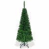 Lucktree 4.5FT / 6.5FT / 7.5FT Prelit Pencil Christmas Tree, Premium Hinged Fir Tree - LucktreeUS
