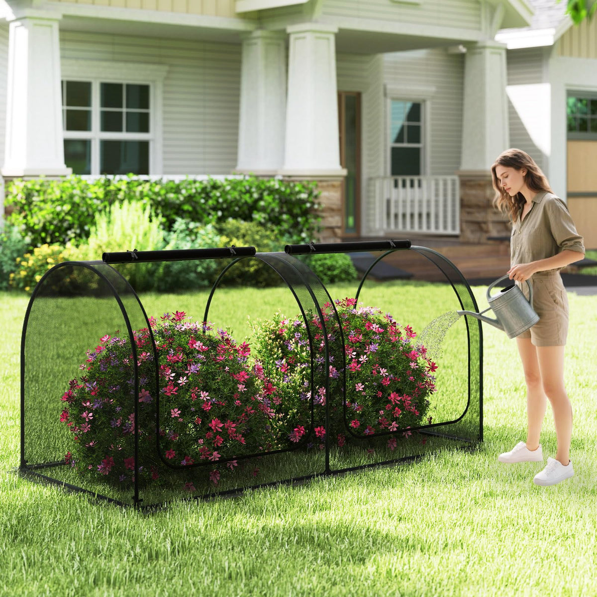 Lucktree 98” x 48” x 48” Tunnel Crop Cage