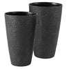 Lucktree 21” Tall Round Tapered All Weather Flower Pots Set of 2
