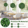 Lucktree 2 PCS 16 Inch Artificial Plant Topiary Ball, Round Faux Boxwood Balls Outdoor, Wedding and Home Décor