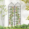 Lucktree 2/4 Packs 71"x20"/86"x20" Metal Garden Trellis for Outdoor Climbing Plants