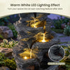 Lucktree 5-Tier Water Fountain Outdoor for Patio