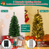 Lucktree 4ft Pre-Lit Christmas Tree for Entrances