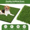 Lucktree 12” x 12” Pack of 30 Fake Grass Turf Tiles Set
