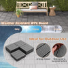 Lucktree Interlocking Deck Tiles 18/36 Pack - 12 x 12 in Composite Outdoor Flooring Covering All Weather Use