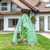 Lucktree Portable Walk-in Greenhouse - 5.5’x5.5’x6’ PE Cover, Roll-up Zippered Door, Window