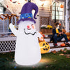 Lucktree 6 FT Halloween Inflatable Cute Ghost with Jack-O-Lantern