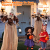 Lucktree Halloween Animatronic, Talking Zombie Maid in Lantern