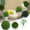 16in Artificial Boxwood Topiary Ball Set of 2 Realistic Faux Plants Decoration Ball