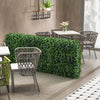 Lucktree Artificial Boxwood Hedge Wall, Faux Grass Wall with PE Leaves and Aluminum Frame