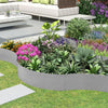 Lucktree 6 Pack Galvanized Steel Landscape Edging