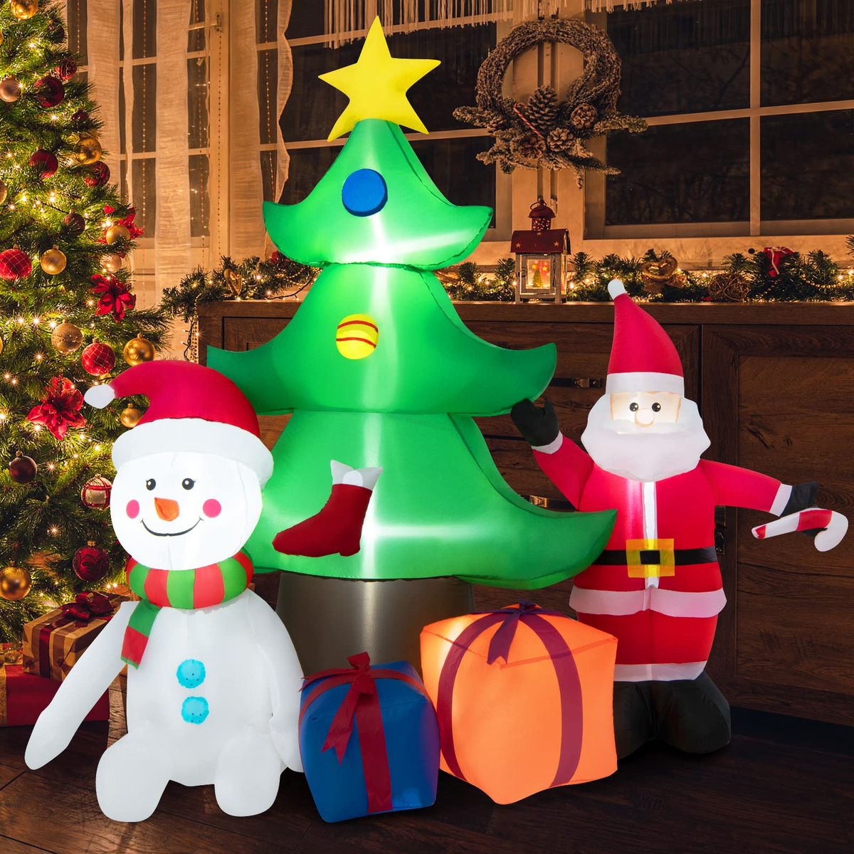 Lucktree 6.5FT Inflatable Christmas Decoration