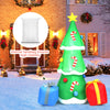 6FT Inflatable Christmas Tree w/Gift Boxes Blow Up Lighted Outdoor Decoration