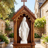 Lucktree Virgin Mary Garden Statue 31.5"| Blessed Mother Outdoor Religious Statue