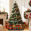 7 FT Pre-lit Christmas Tree Artificial Hinged Xmas Tree