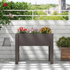 Lucktree Raised Garden Bed with Legs, Self-Watering Planter Box with Water Level Indicator