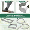 Lucktree Galvanized Metal Landscape Edging 6 Packs 20FT Heavy-Duty Hammer-in Edging Border