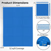 Lucktree 12/24/36/48 Tiles Exercise Flooring Mats with Border