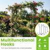 Lucktree 84'' Garden Arbor with Bird Feeding Station