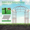Lucktree Birdcage Shape Garden Arbor, 8.4ft High x 7ft Wide
