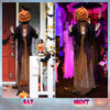 Lucktree 5.6FT Halloween Animated Standing Pumpkin Scarecrow