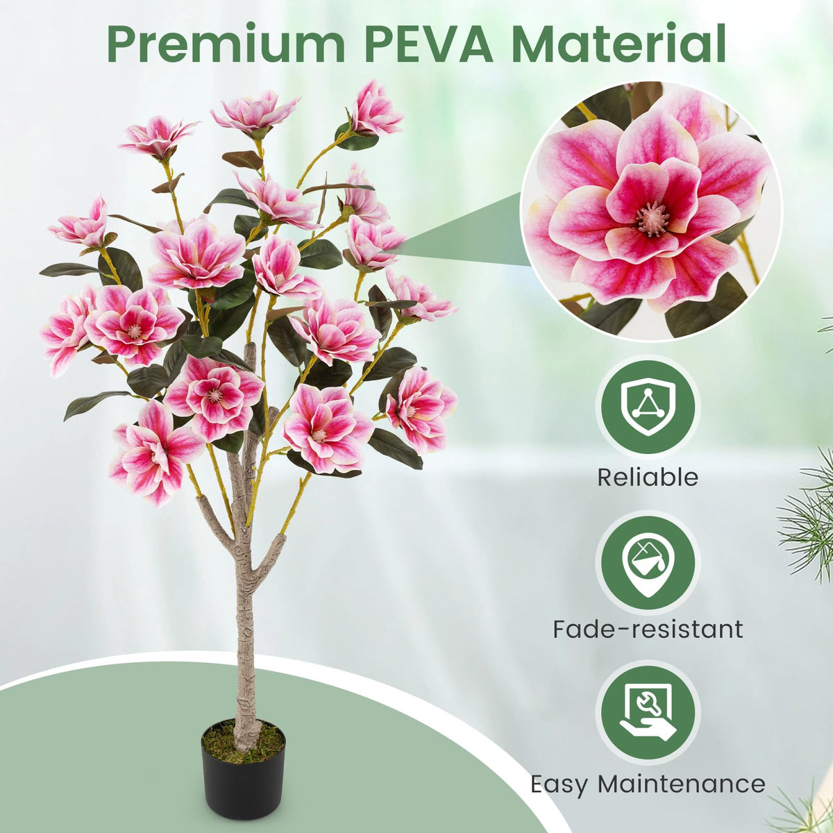 Lucktree 51” Artificial Magnolia Tree
