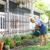 Lucktree Outdoor Garden Trellis for for Climbing Plants, 73” Tall Trellis w/Rustproof PE Coated Metal Pipes