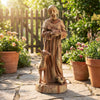 Lucktree 24.5'' St. Francis Garden Statue with Bird Feeder