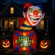 Lucktree 5 Ft Halloween Inflatable Clown, Blow up Circus Clown Box