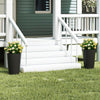 Lucktree 21” Tall Round Tapered All Weather Flower Pots Set of 2