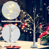 Lucktree 2FT Lighted Birch Tree, Artificial Small Tree White Christmas Tree - LucktreeUS