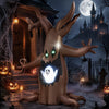 Lucktree 8 FT Halloween Inflatable Dead Tree with Animated Popping Ghost