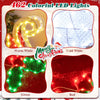 Lucktree Lighted Christmas Reindeer & Sleigh Set, Light-up Xmas Decorations with 462 LED Lights