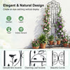 Lucktree Metal Garden Trellis for Climbing Plants