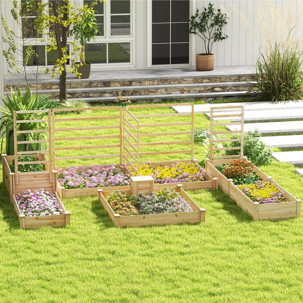 Lucktree Raised Garden Bed