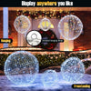 Lucktree 3 Pack Christmas LED Light Balls for Tree