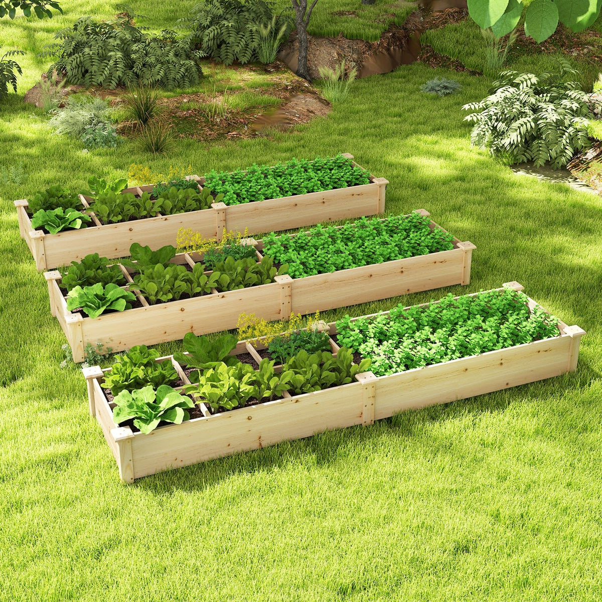 Lucktree Wooden Raised Garden Bed