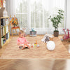 Lucktree 12 Tiles Exercise Foam Mats with Border, 48 SQ FT EVA Interlocking Flooring Mats for Exercise Equipment