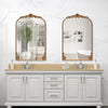 Lucktree Antiqued Gold Wall Mirror(30"L x 20"W)